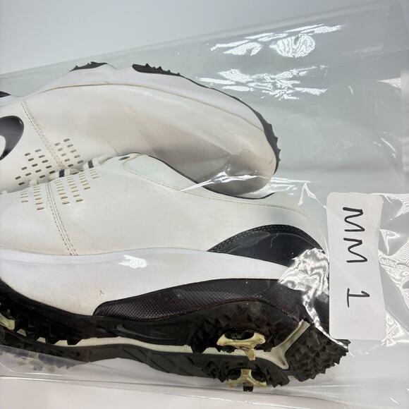 Nike Air Rival III White Black Leather Golf Shoes 628533-101 Men's Size 11.5 - Picture 10 of 10